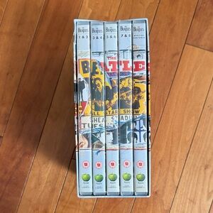 The Beatles Anthology DVD Box Set - Vintage Poster Design - Blue/Yellow